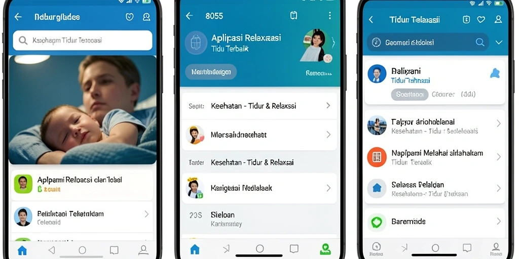 Antarmuka 8055 yang menenangkan untuk tidur dan relaksasi.