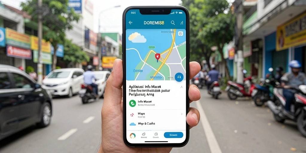 Antarmuka DOREMI88 menampilkan informasi lalu lintas secara jelas dan sederhana.
