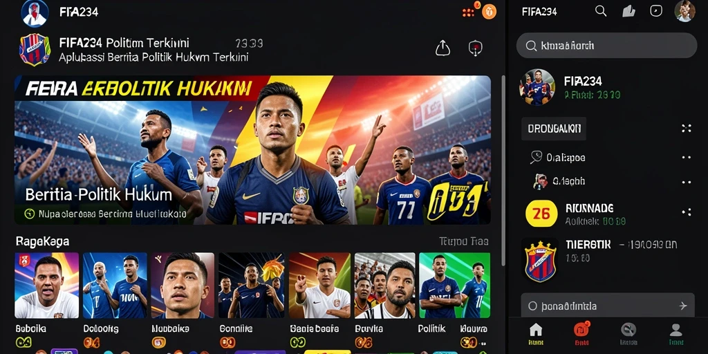 Tampilan antarmuka FIFA234 yang modern dan informatif.