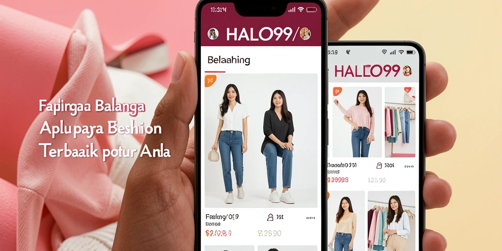 Antarmuka intuitif dan beragam pilihan fashion di HALO99.