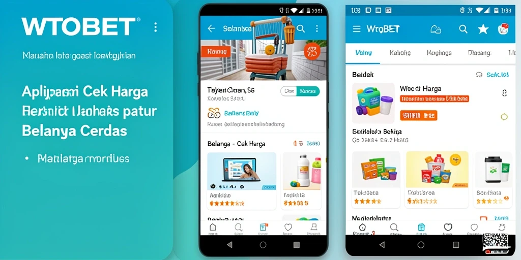Antarmuka aplikasi <strong>WTOBET</strong> yang menampilkan perbandingan harga dengan jelas.