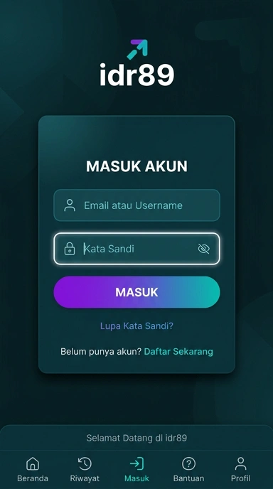 Masuk ke Akun idr89 untuk Pengguna Android